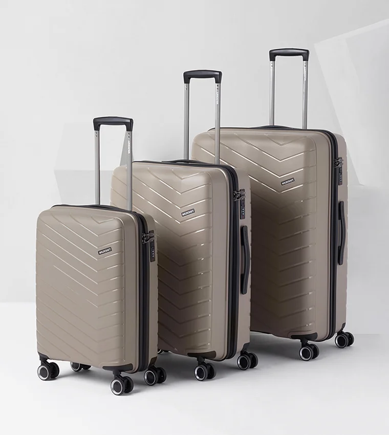 وايلد كرافت Wildcraft Flynt : Taupe : Cabin + Medium + Large Trolley - Hard